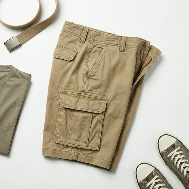 Quần short Cargo túi hộp Zara